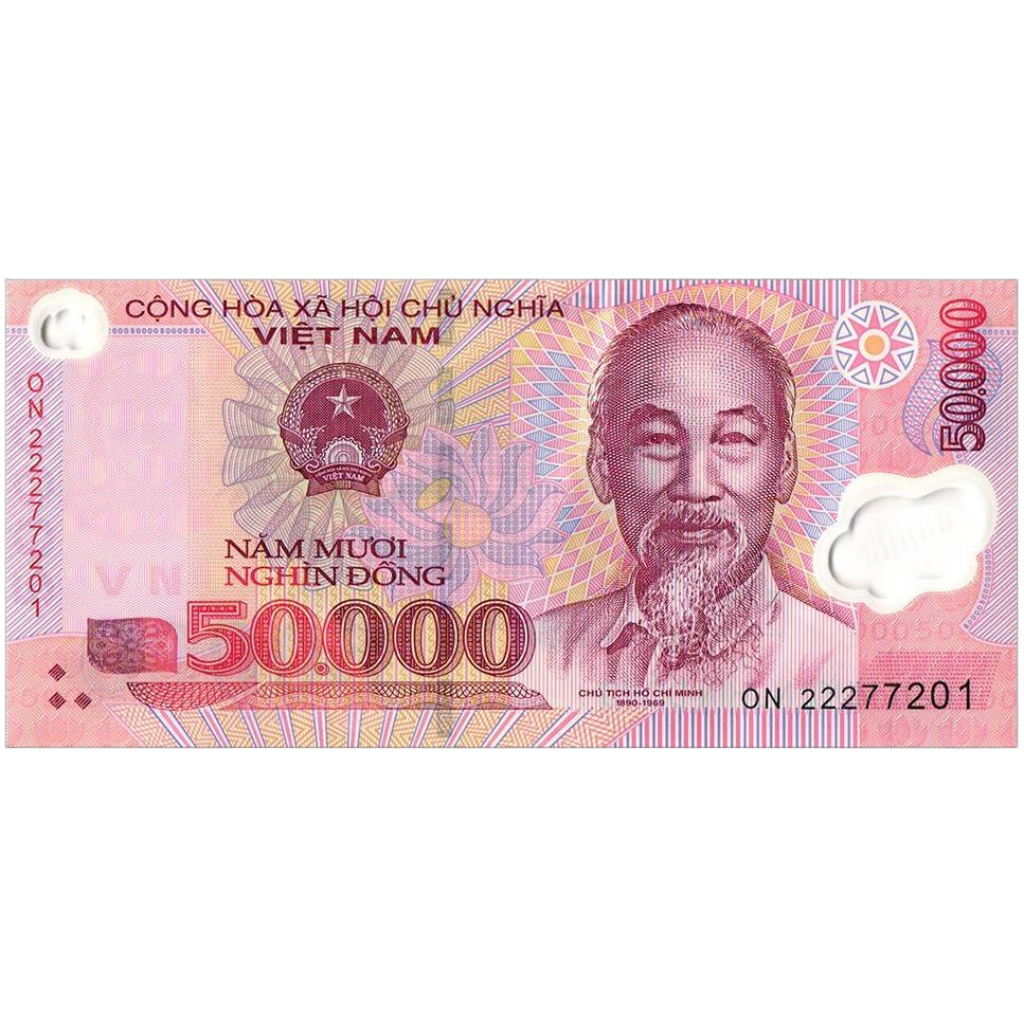 năm mươi nghìn fifty thousand dong