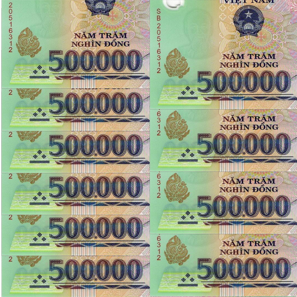 五百万越南盾 năm triệu