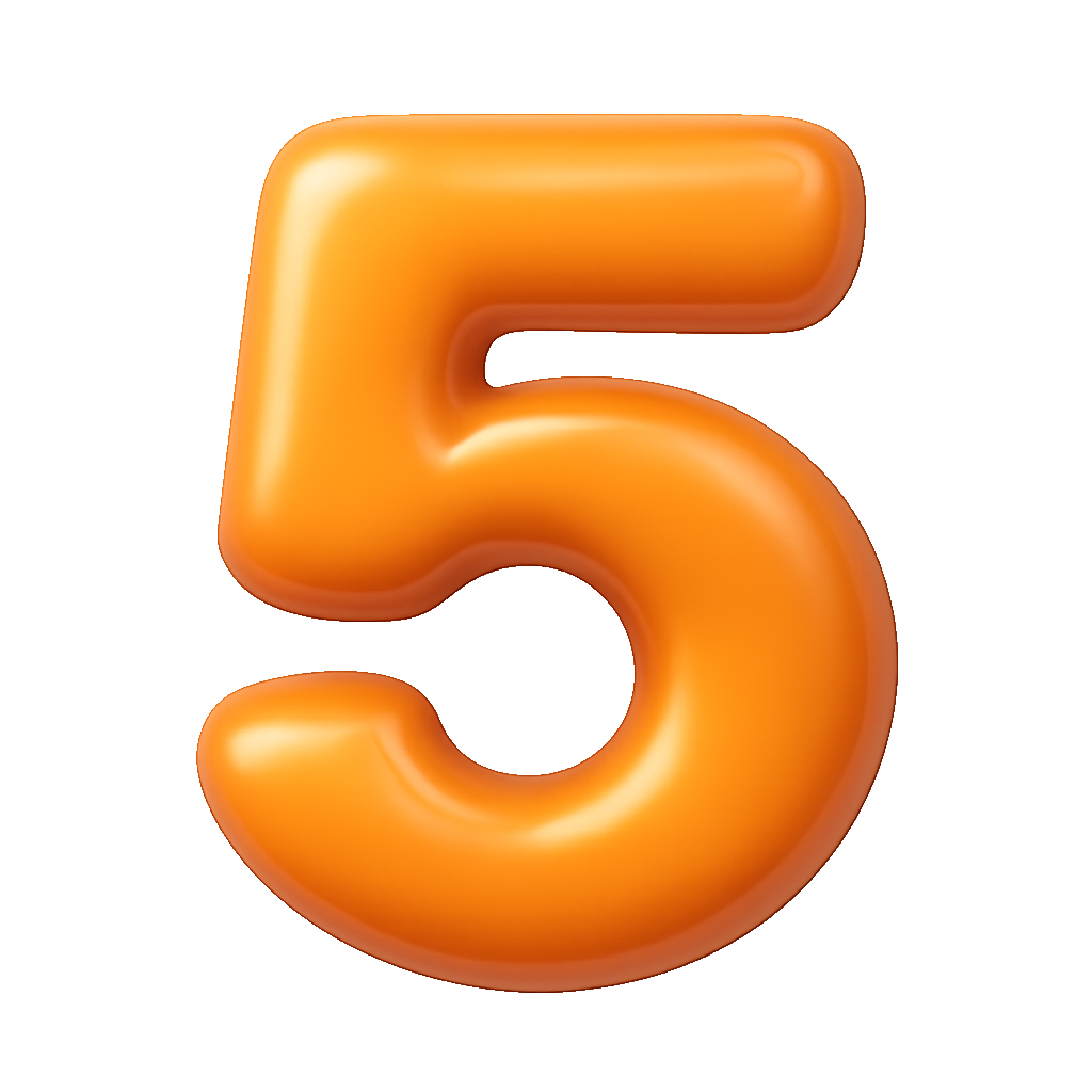 năm five