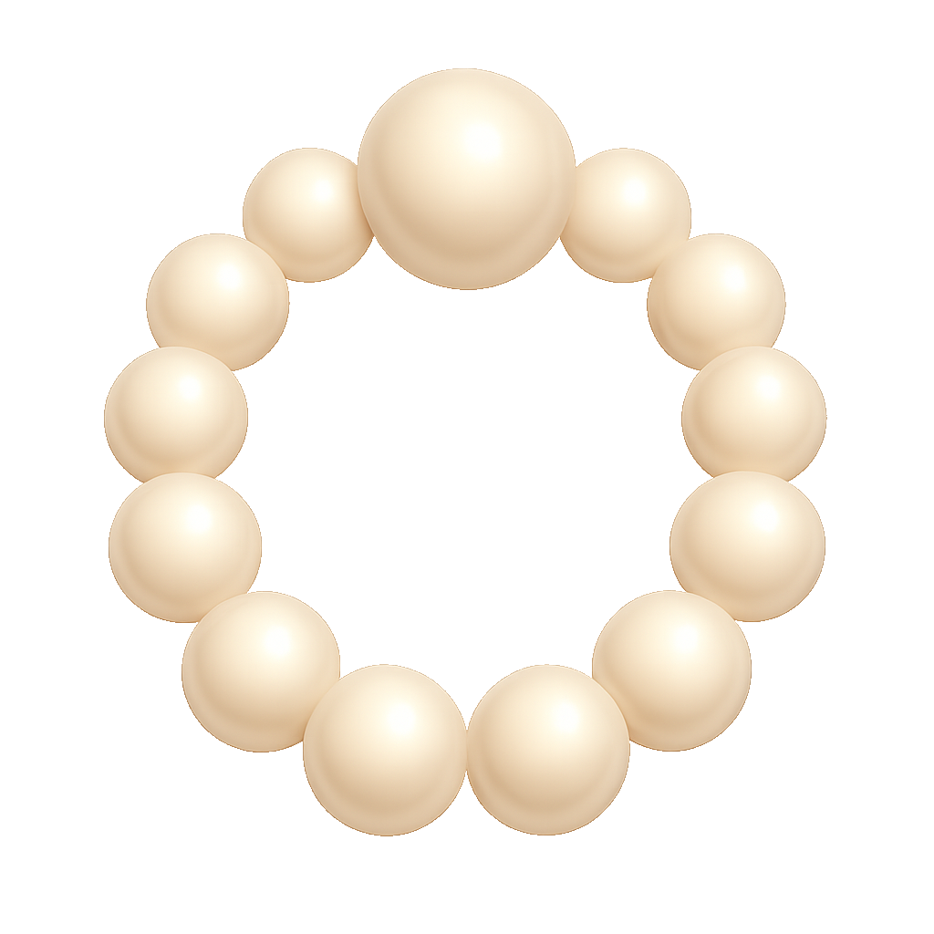 dây chuyền ngọc trai pearl necklace