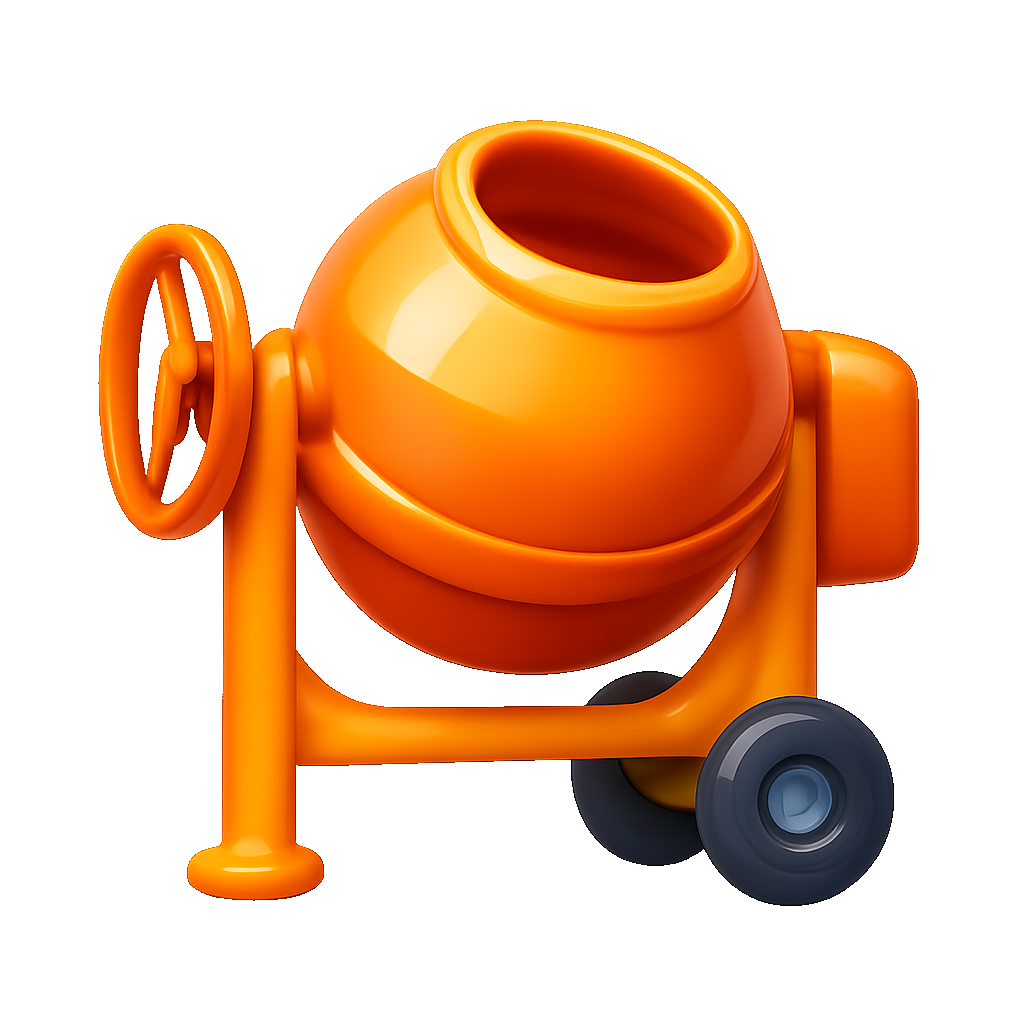 máy trộn bê tông concrete mixer