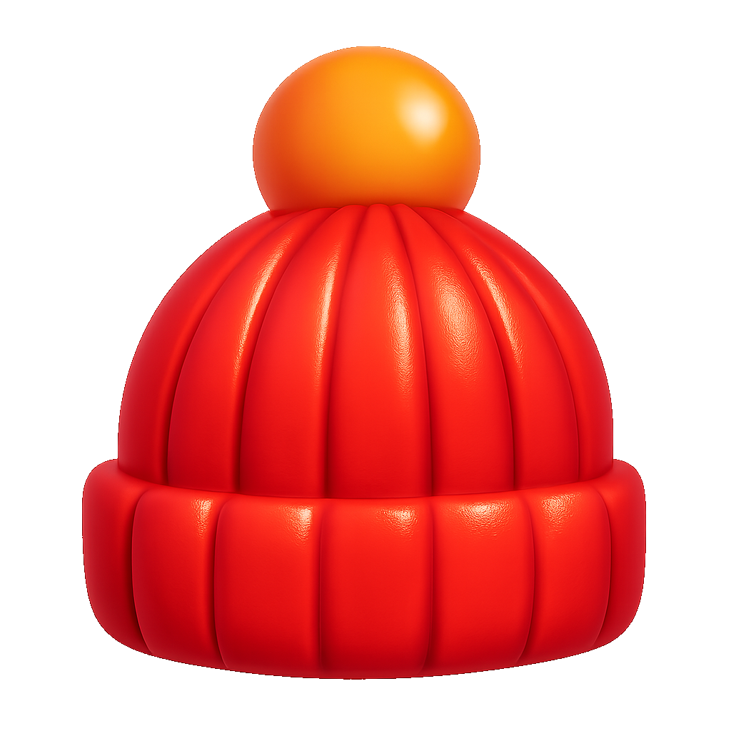mũ len knit hat