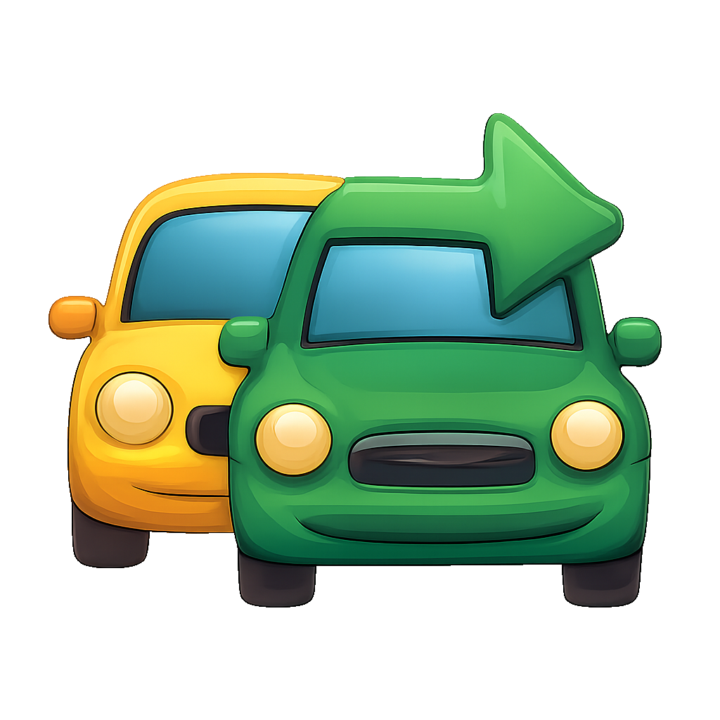 vượt xe to overtake