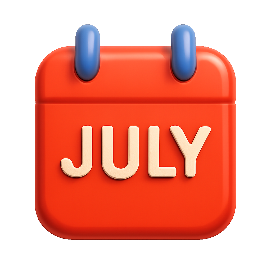 tháng Bảy July