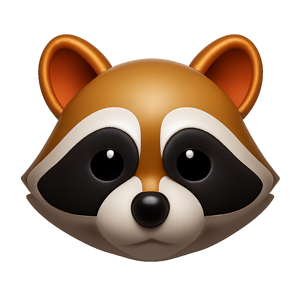 gấu mèo raccoon