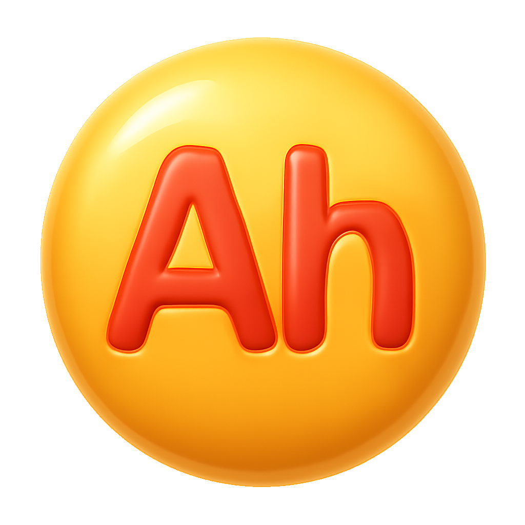à ah