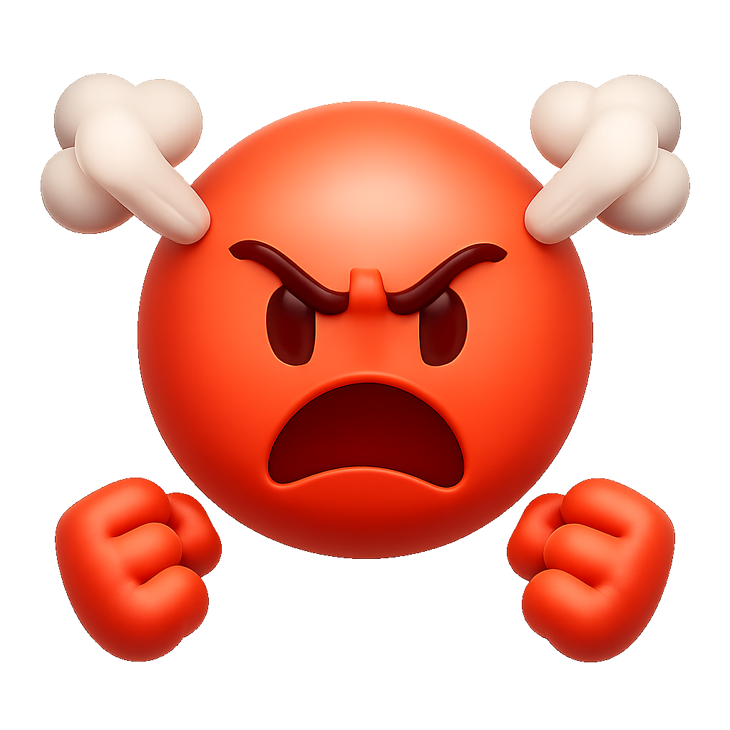 tức giận angry