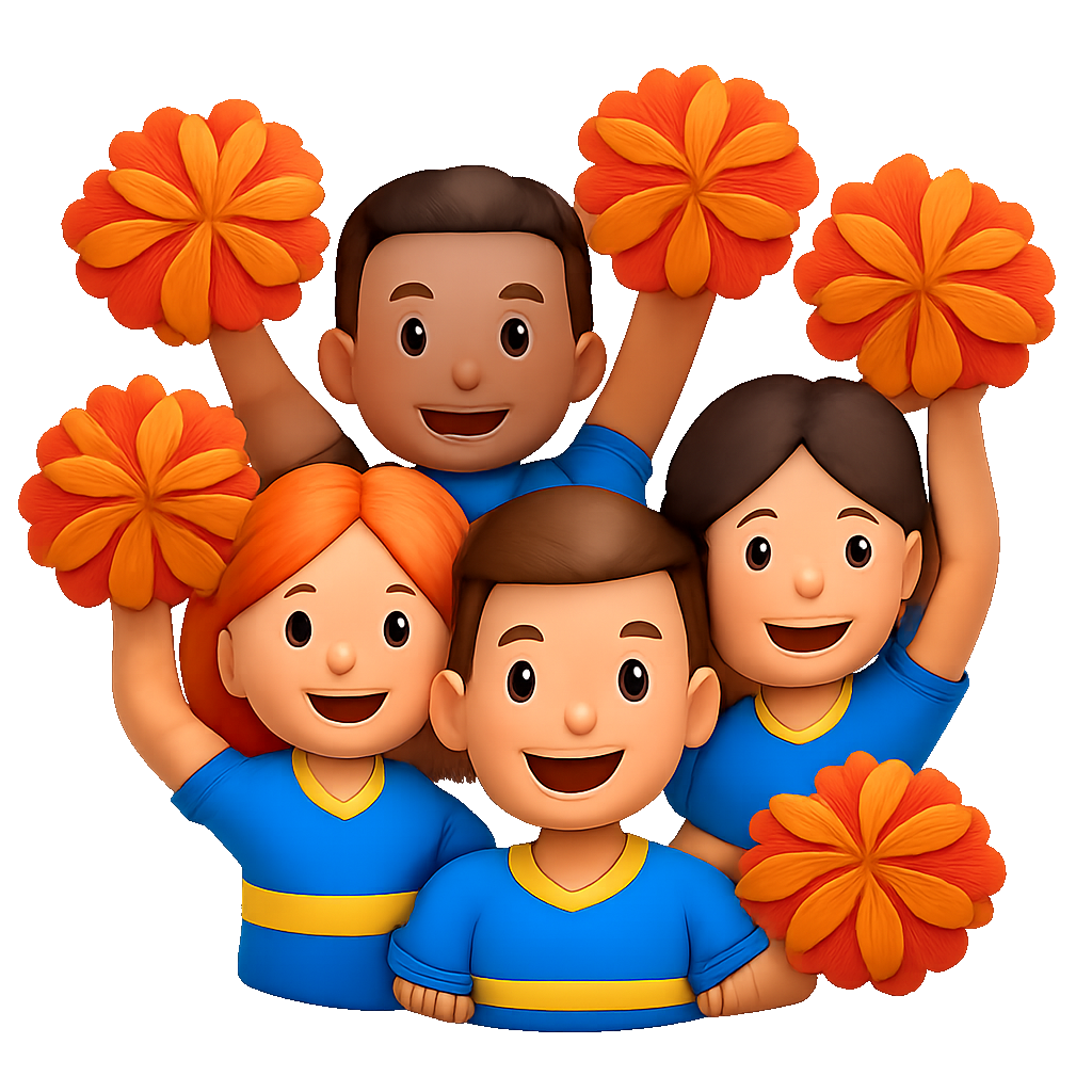 đội cổ vũ cheerleading team