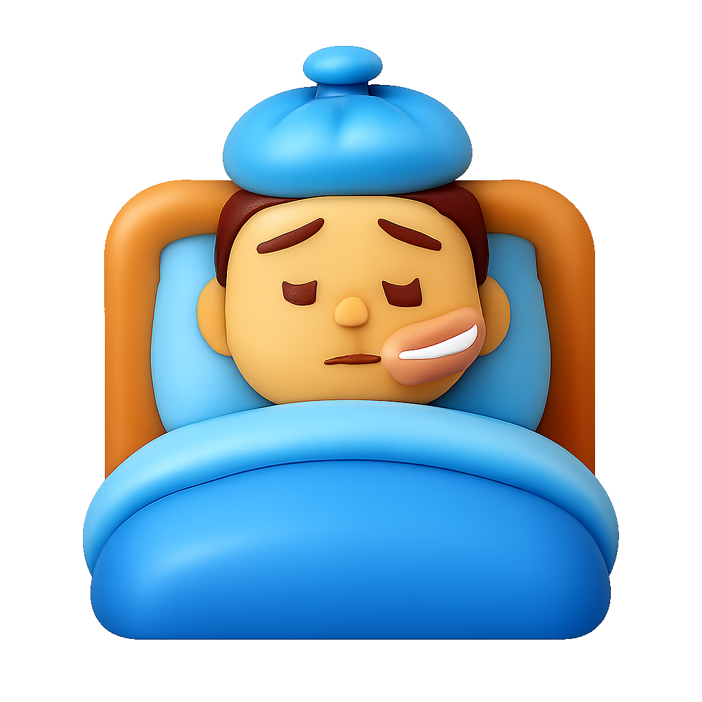 bị bệnh to get sick