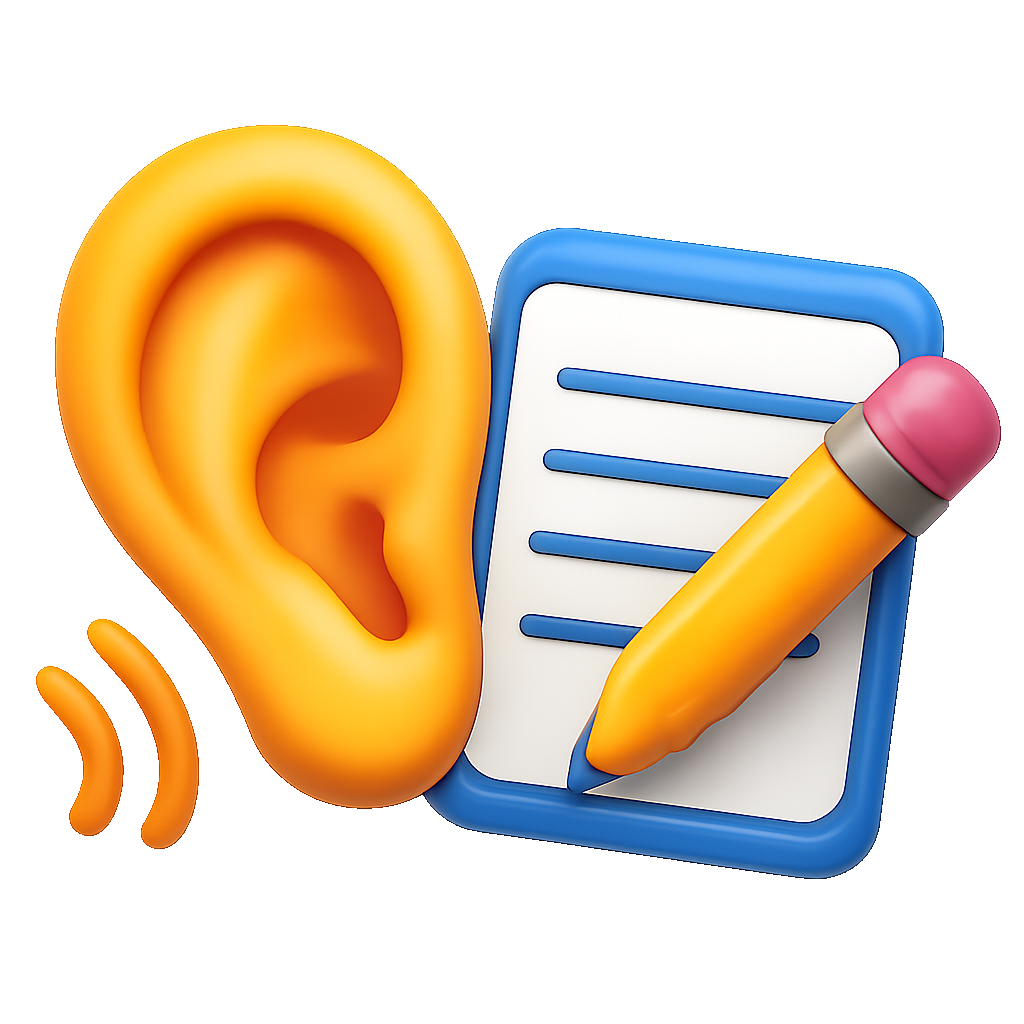 chính tả dictation