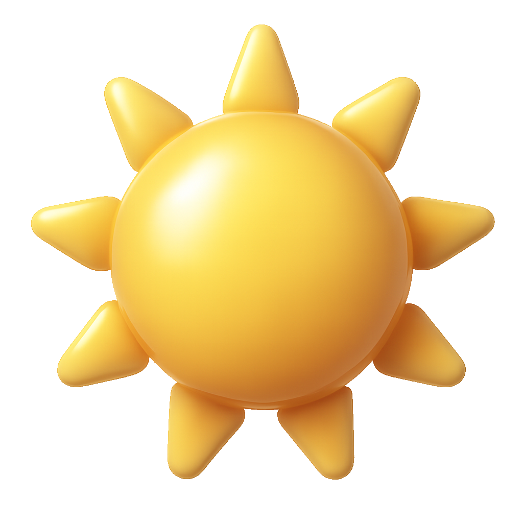 trời nắng sunny
