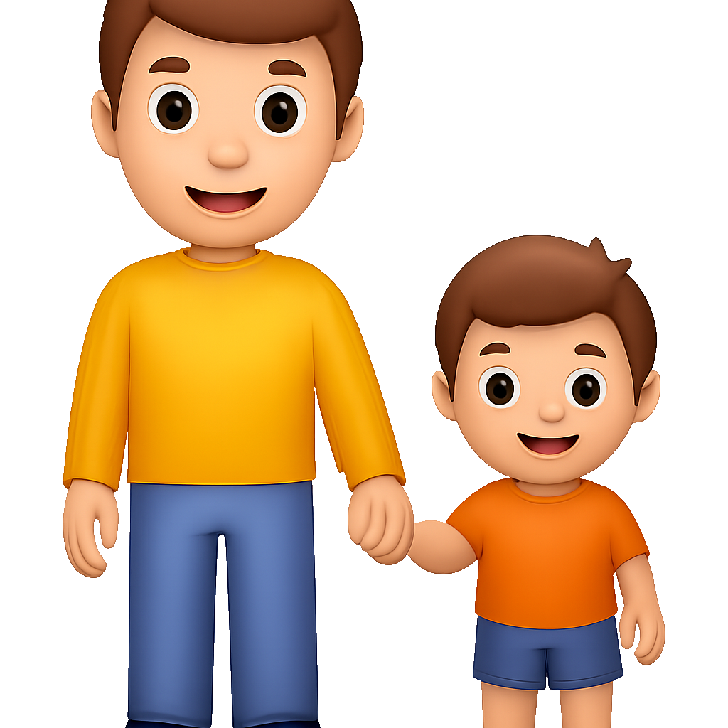 cha con father and son