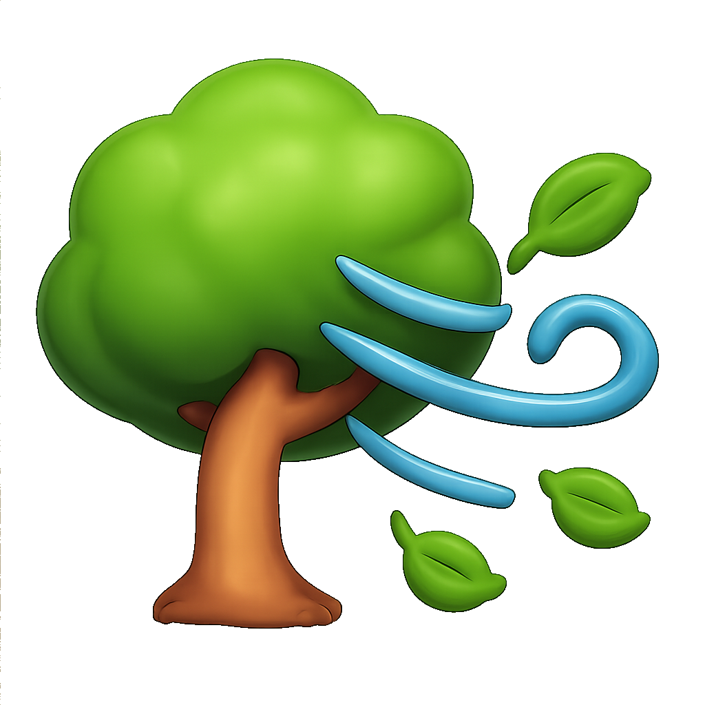 gió thổi wind blows