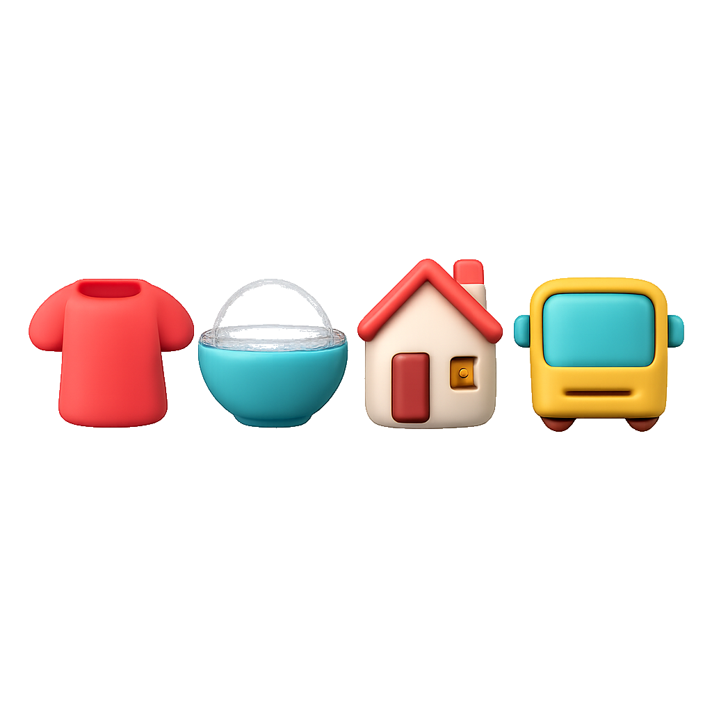 ăn mặc ở đi lại basic necessities