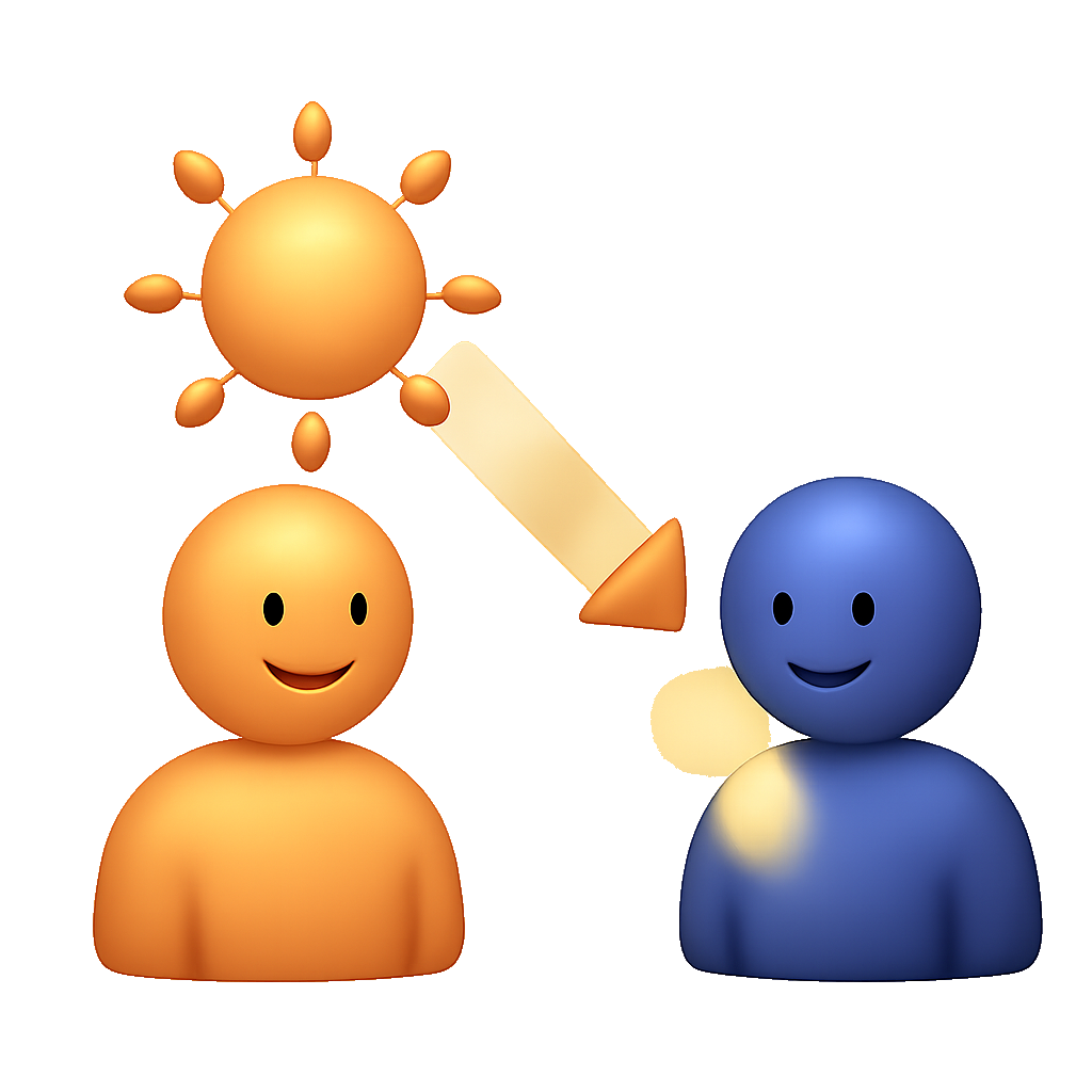 được lợi lây to benefit by association