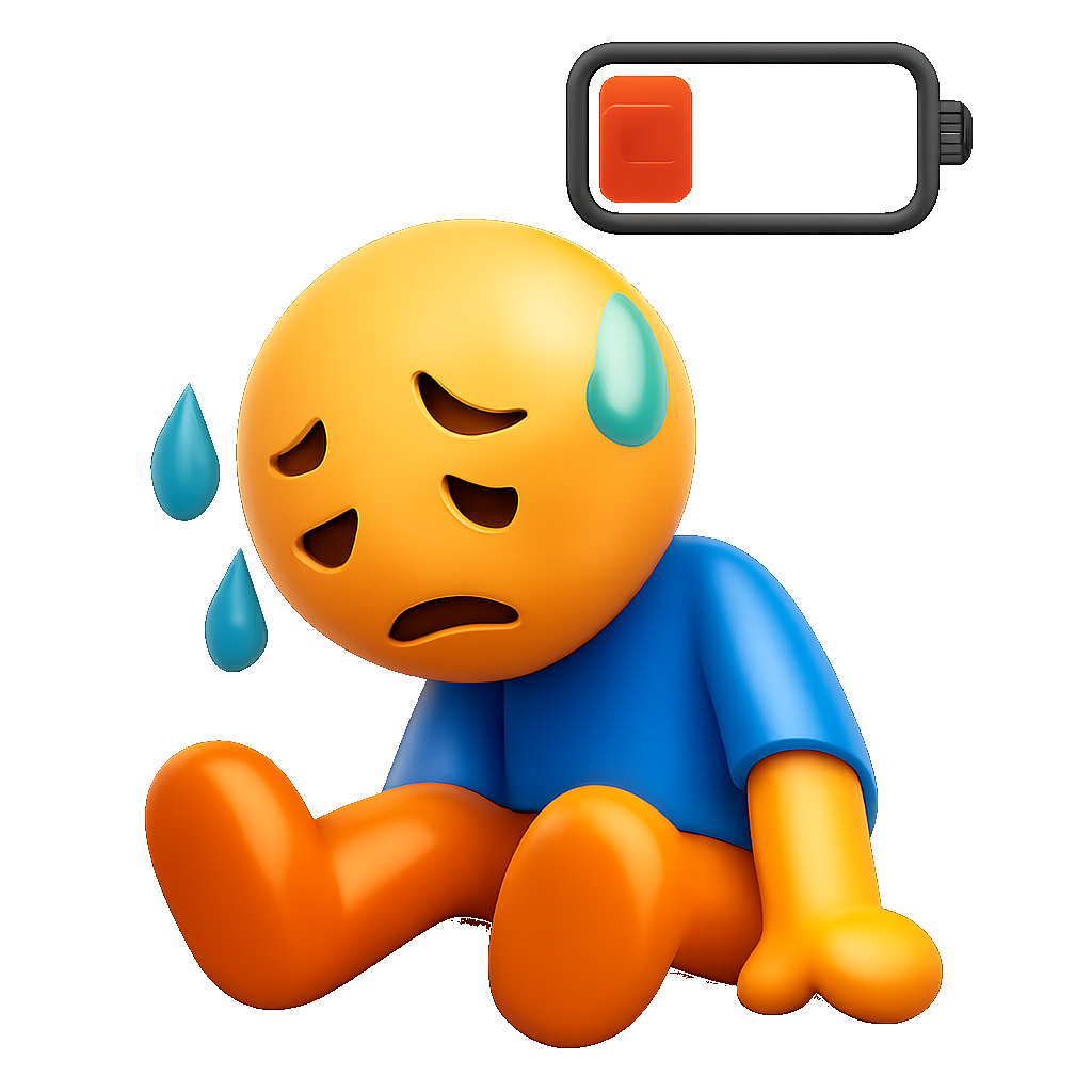 kiệt sức exhausted