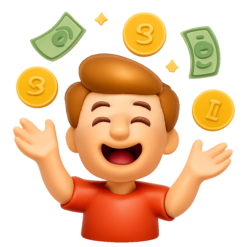 rộng rãi (về tiền bạc) generous