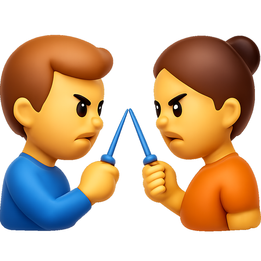 đối đầu gay gắt sharp confrontation