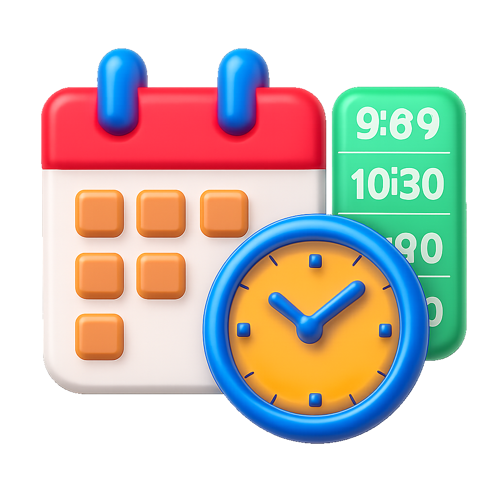 thời gian biểu timetable