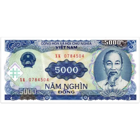 五千越南盾 năm nghìn