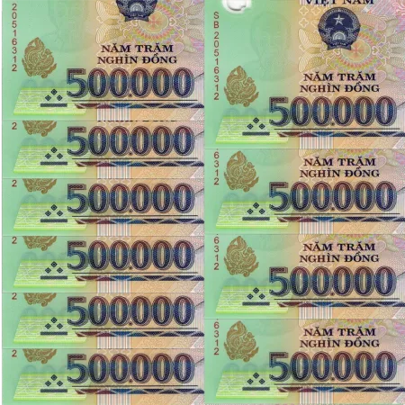五百万越南盾 năm triệu