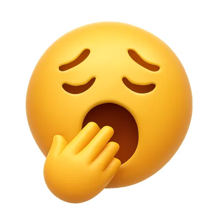 打哈欠 ngáp