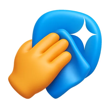 擦 lau