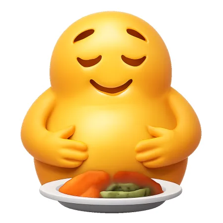 饱 no