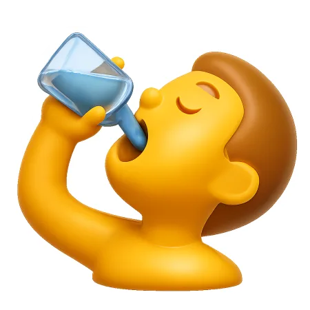 饮水 uống nước