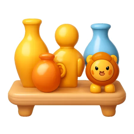 摆放 bày biện