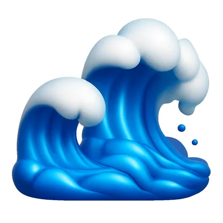 波涛汹涌 sóng cuồn cuộn
