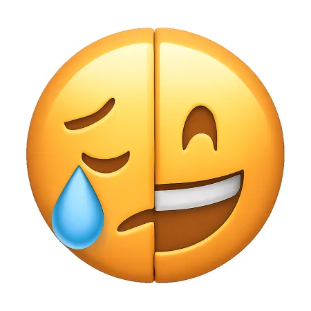 哭笑不得 dở khóc dở cười